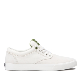 Supra Mens CHINO Creamy/white Low Top Shoes | CA-91426